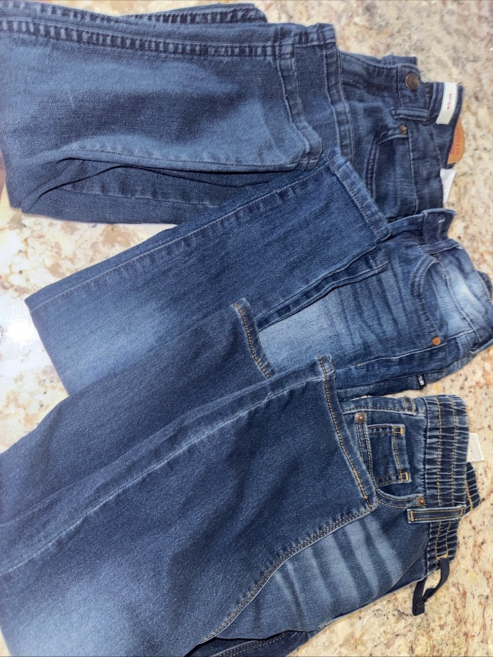 Levi's Boys Dark Blue Denim Jeans - Pack